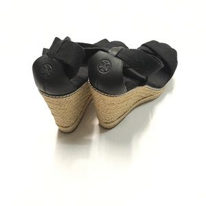 Tory Burch Frieda Adonis Wedge Sandals Size 10